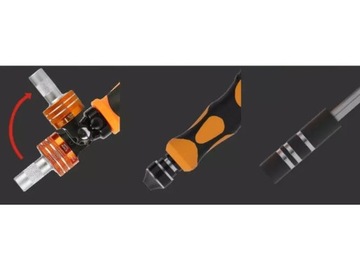 Набор НАКОНЕЧНИКОВ С УГЛОВОЙ РУЧКОЙ JAKEMY TORX 31e