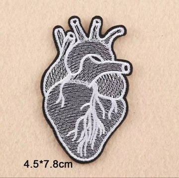 Патч / железо анатомическое сердце