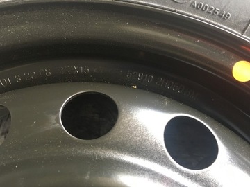 KIA CEED I30 06-12 KOLO REZERVY DISK 185/65R15