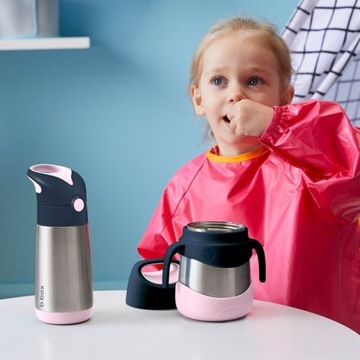 B.box Обеденный термос для супа и обеда детский 335 мл Indigo Rose СТАЛЬ