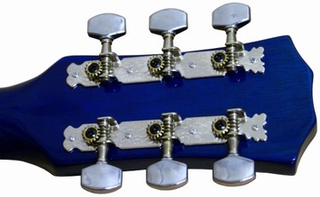 PIĘKNIE ZDOBIONA GITARA AKUSTYCZNA ECHO917+DODATKI