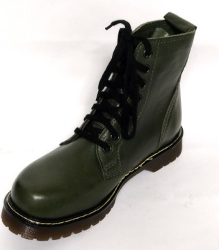 RAF-DOR GLANS LACE-UP SABLE BOOTS NATURAL LEATHER 971