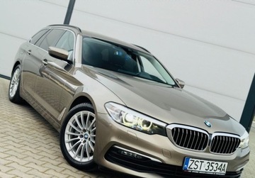 BMW Seria 5 G30-G31 Touring 520d 190KM 2018 BMW Seria 5 X Drive 190ps Virtual Tacho SportLine Bi Led Serwis Gwarancja, zdjęcie 8