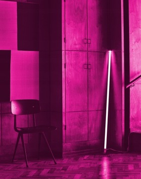 Różowa Świetlówka LED Neon Wtyczka 230V