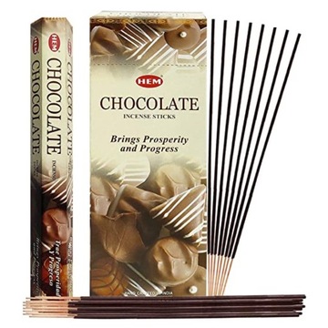 Indyjskie Kadzidełka Aromat Czekolada Chocolate Aroma 20 Sztuk HEM