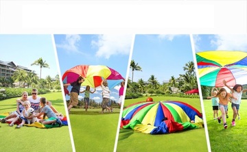 ПРОФЕССИОНАЛЬНЫЙ АНИМАЦИЯ ШАРФ 3м ПАРАШЮТ + ФУ