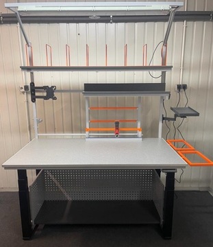 Упаковочный стол, электрическая регулировка, диапазон 50 см 140х80х215 см НОВИНКА