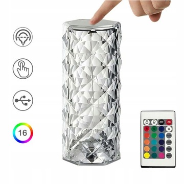 LAMPKA PROJEKTOR LED PILOT RGB WIELOKOLOROWY