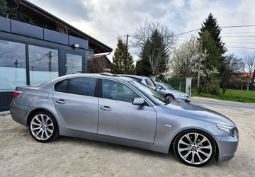 BMW Seria 5 E60 2005 BMW Seria 5 BENZYNA R6 177KM SKORA automat atrakcyjny wyglad okazja, zdjęcie 9