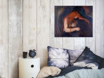 Реп Эдвард Мунк Вампир 120x100 холст живопись Lue