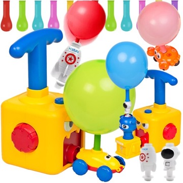 POWER BALLOON auta z napędem pompka balony pojazdy