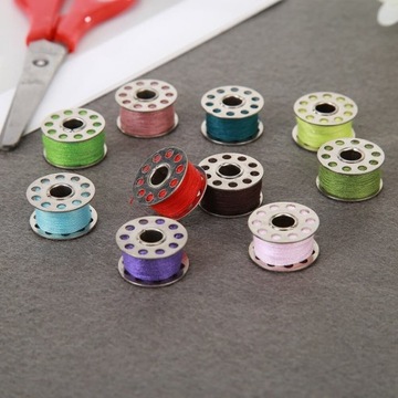 Большой портновский ящик для инструментов, швейные принадлежности, набор из 100 предметов.