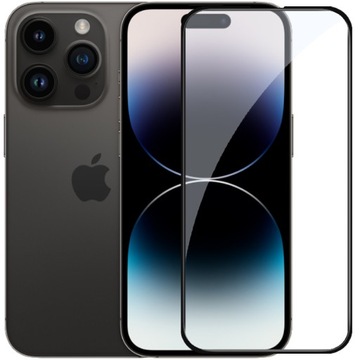 2 ПОЛНОЭКРАННЫХ СТЕКЛА ДЛЯ IPHONE 14 PRO ПОЛНОЕ ЗАКАЛЕННОЕ СТЕКЛО 5D