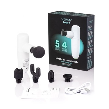 PISTOLET DO MASAŻU CIAŁA 5GŁOWIC MASSAGE GUN BODY