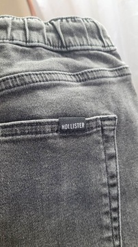 spodnie jeansowe Abercrombie L Hollister proste