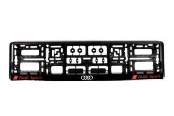 РАМКА НОМЕРНОГО ЗНАКА С ЛОГОТИПОМ AUDI SPORT 1 ШТ.