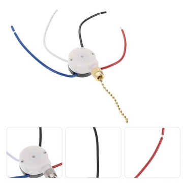 КОМПЛЕКТ ПЕРЕКЛЮЧАТЕЛЕЙ ПОТОЛОЧНОГО ВЕНТИЛЯТОРА ЦЕПЬ ПОТОЛОЧНОГО ВЕНТИЛЯТОРА