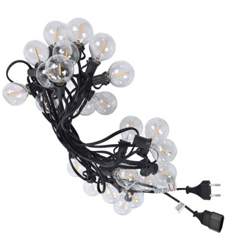 G40 25LEDs 8m lampa wisząca ciepłe białe światło