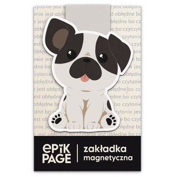 Закладка - Бульдог - подарок, планировщик