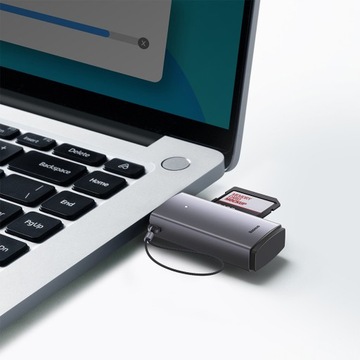 СЧИТЫВАНИЕ КАРТ ПАМЯТИ BASEUS ДЛЯ НОУТБУКОВ USB-A OTG MICRO SD TF