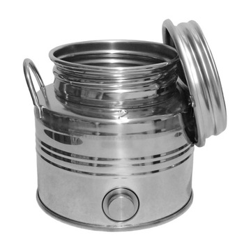 BECZKA bańka beczułka pojemnik INOX 2L na sok ocet olej wino bimber wódkę