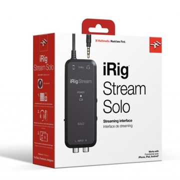 IK Multimedia iRig Stream Solo - Аудиоинтерфейс