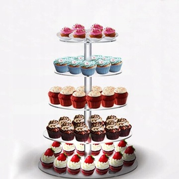 Подставка для торта на 5 магазинов, акриловая подставка для кексов