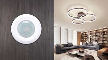 Czujnik ruchu wpuszczany na podczerwień REGULACJA