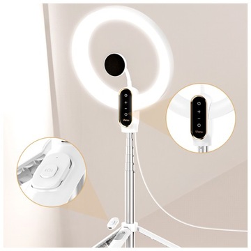 Lampa pierścieniowa RING LED do zdjęć filmów selfie makijażu ULANZI LT030