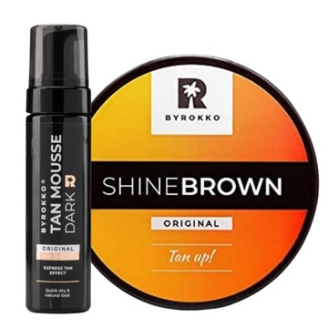 Byrokko Shine Brown + Samoopalacz W Piance