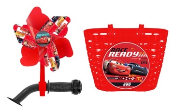 KOSZYK WIATRACZEK NA ROWER HULAJNOGĘ CARS AUTA