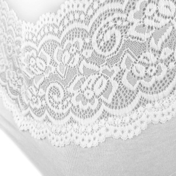 ТОП ЖЕНСКОГО БЕЛЬЯ, БЕЛЫЙ ХЛОПОК OUNO M