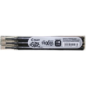 Wkład FRIXION POINT 0,5mm czarny (3 sztuki) BLS-FR