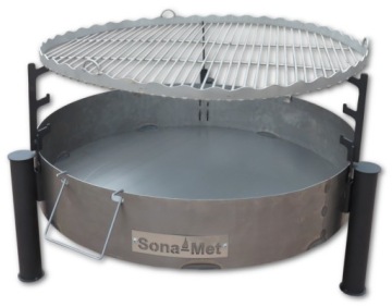 ПЕЧЬ XXL, РЕГУЛИРУЕМАЯ РЕШЕТКА INOX + КРЫШКА S156