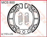 TRW MCS800 НАКЛАДКИ ГАЛЬМІВНІ (110X25MM) (H303) 