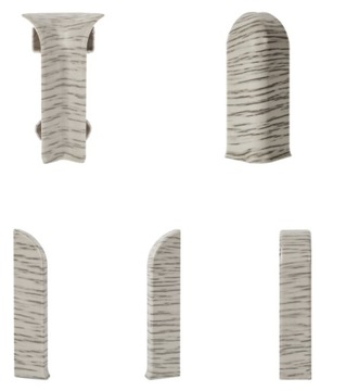 ELEMENTY DO LISTW PRZYPODŁOGOWYCH 75 mm DĄB SZARY