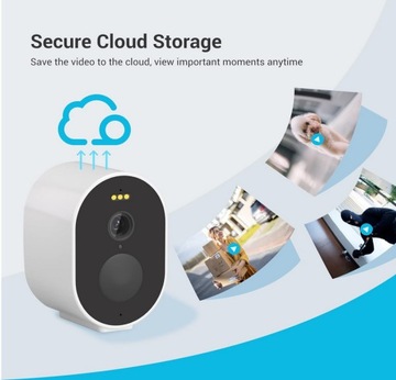 Беспроводная уличная IP-камера Blurams A11C с солнечной батареей 2K /00008
