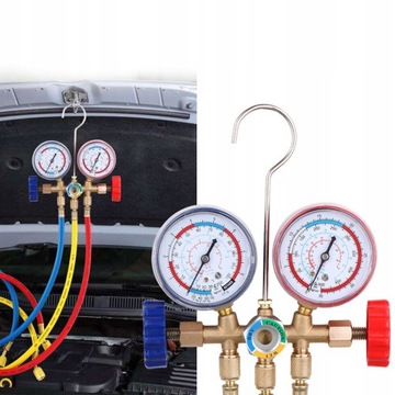 КОМПЛЕКТ КОНДИЦИОНЕРА ВОЗДУХА, МАНОМЕТР 3, КРЮК ДЛЯ ШЛАНГА, R12 R22