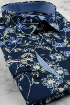 Мужская элегантная деловая рубашка к костюму E054