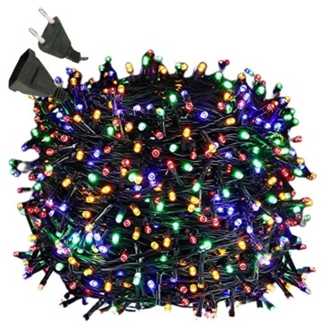 Lampki CHOINKOWE 100 LED światełka NA CHOINKĘ multikolor SWIĄTECZNE mix