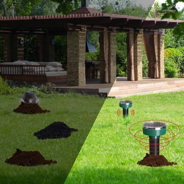 СОЛНЕЧНЫЙ ОТПУСКАТЕЛЬ КРОТОВ, ПОЛЕВОК И ЗМЕЙ, ОТПУСКАТЕЛЬ КРОТОВ, ЗМЕЙ (4 ШТ)