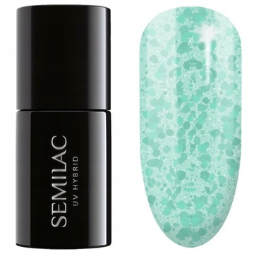 SEMILAC LAKIER HYBRYDOWY 495 MINT GLACIER 7ML