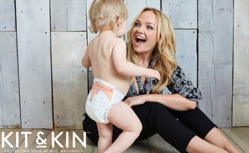 Eko Pieluchy hipoalergiczne Kit & Kin, Rozmiar 1 (Mini 2-5kg) 38szt