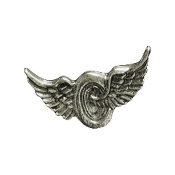 Przypinka Pin motocyklowy koło ze skrzydłami