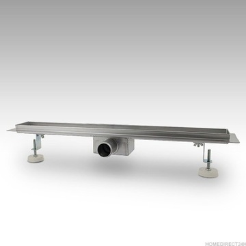 ЛИНЕЙНЫЙ СЛИВ С СИФОНОМ, НЕРЖАВЕЮЩАЯ СТАЛЬ, МАТЕРИАЛ 70 СМ