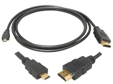 KABEL PRZEWÓD HDMI - MICRO HDMI 1,5M 3D 4K FULL HD