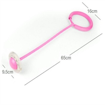 HULA HOP SKAKANKA NA NOGĘ PIŁKA LED KÓŁKO SKIPPER DLA DZIECI