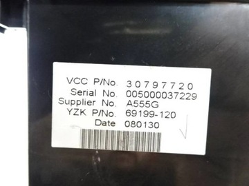 DISPLEJ OBRAZOVKA VENTILACE VOLVO S40 V50 C30 C70