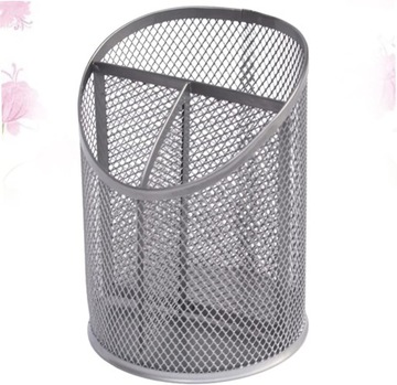 3шт настольный контейнер металлический сетчатый держатель контейнера