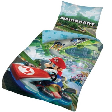 POŚCIEL SUPER MARIO 140x200 CM LICENCJA NINTENDO
